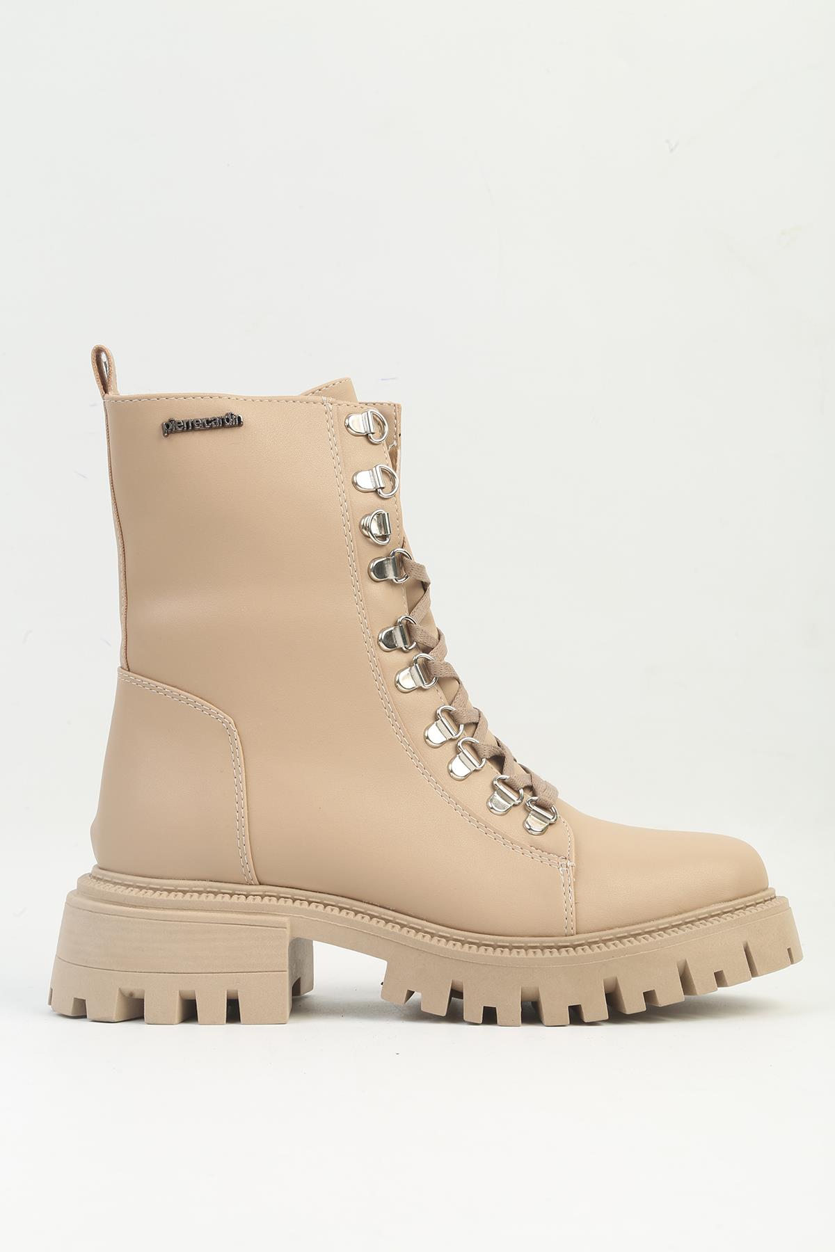 ® | PC-54079 - 3959 Bej - Kadın Bot - Görsel 2