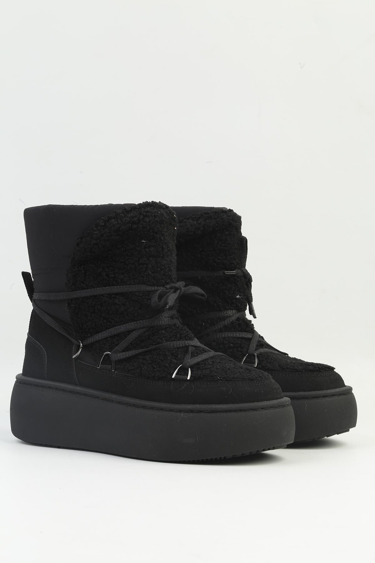 ® | PC-52660 - 3695 Siyah - Kadın Bot - Görsel 3