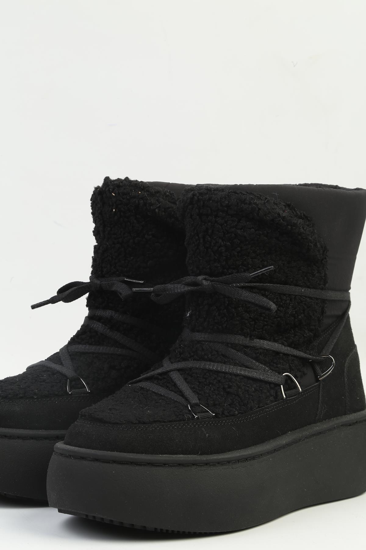 ® | PC-52660 - 3695 Siyah - Kadın Bot - Görsel 5