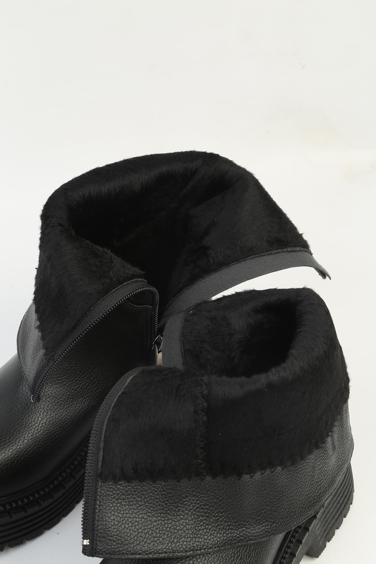 ® | PC-54136 - 3076 Siyah - Kadın Bot - Görsel 5