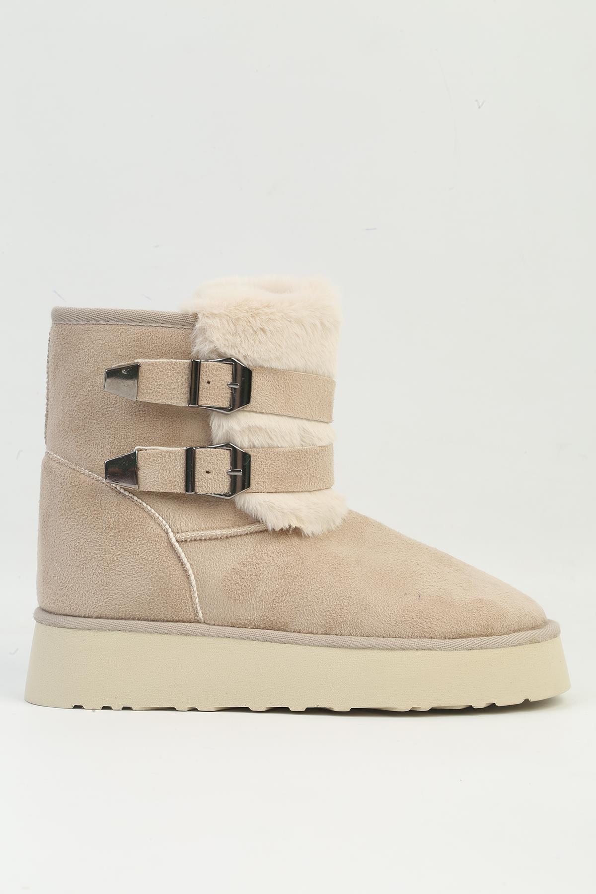 ® | PC-52707 - Bej - Kadın Bot - Görsel 2