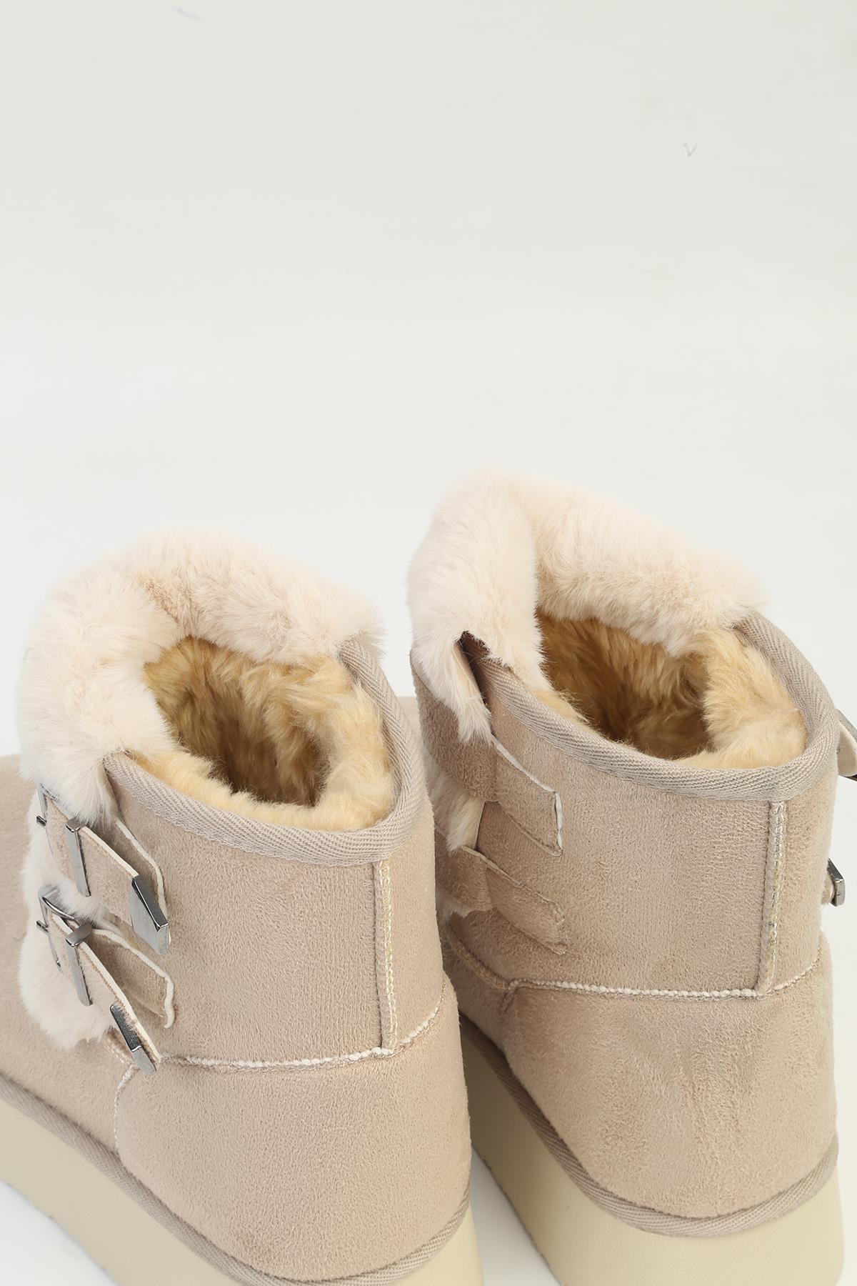 ® | PC-52707 - Bej - Kadın Bot - Görsel 5