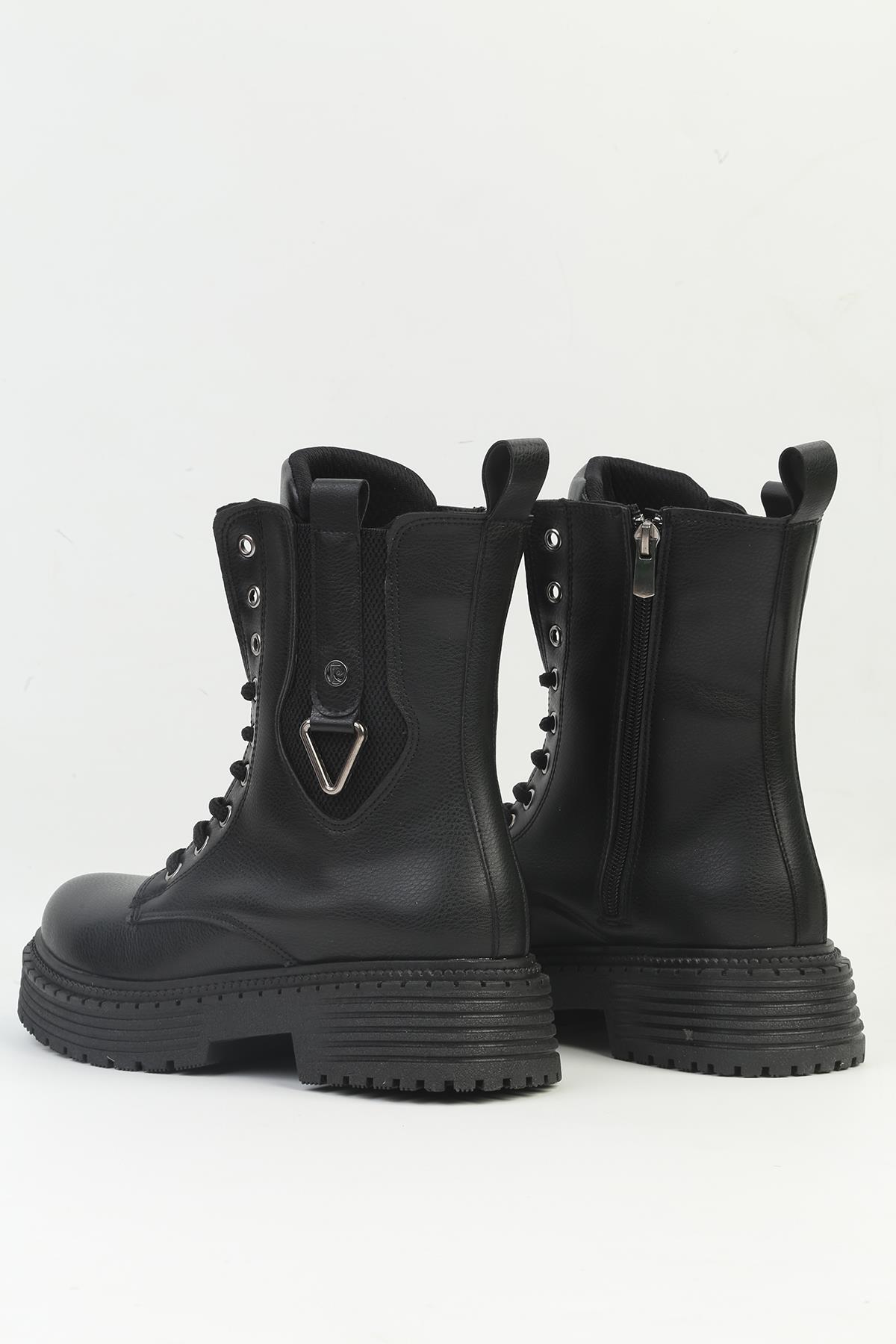 ® | PC-52417-3076 Siyah - Kadın Bot - Görsel 4