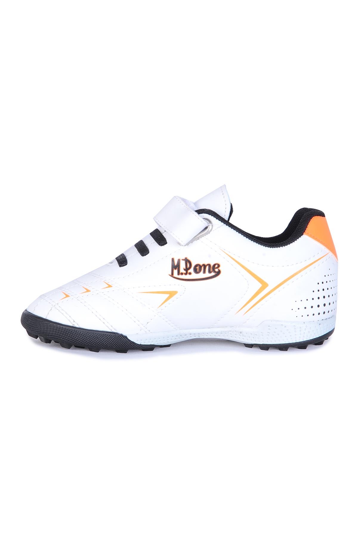 Mp 242-2102Ft Beyaz Cırtlı Halısaha Erkek Çocuk Futbol Ayakkabı - Görsel 3