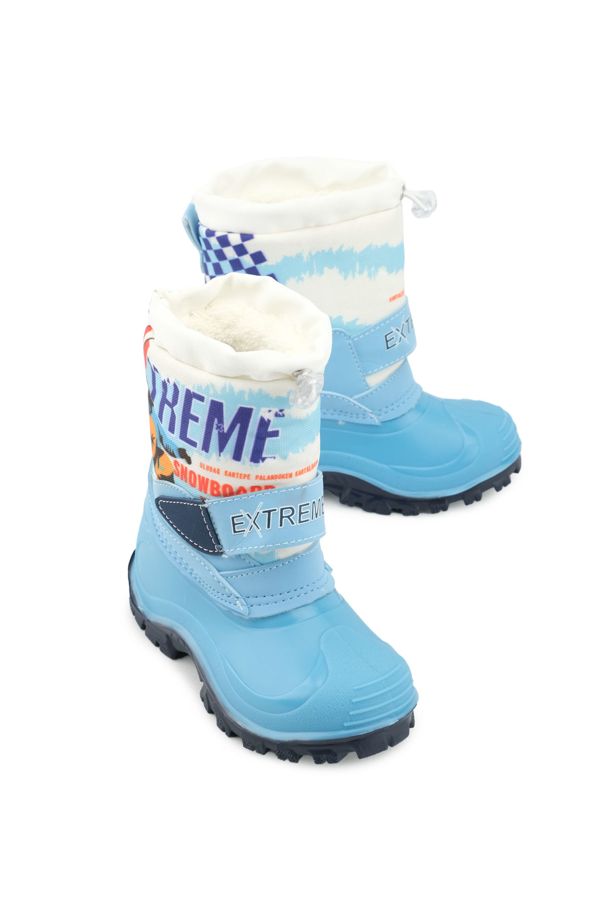 Gezer Gezer Mavi Kışlık Erkek Çocuk Extreme İçi Peluşlu Su Geçirmez Kar Bot Çizme | Flo Mavi - 2. görsel