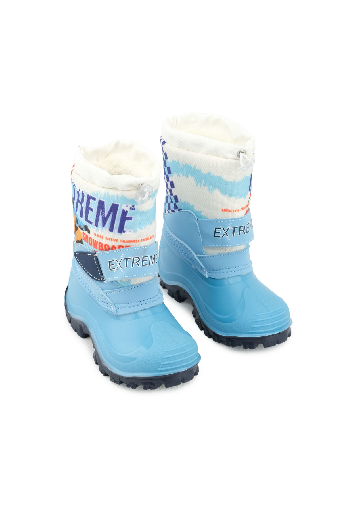 Gezer Gezer Mavi Kışlık Erkek Çocuk Extreme İçi Peluşlu Su Geçirmez Kar Bot Çizme | Flo Mavi - 4. görsel