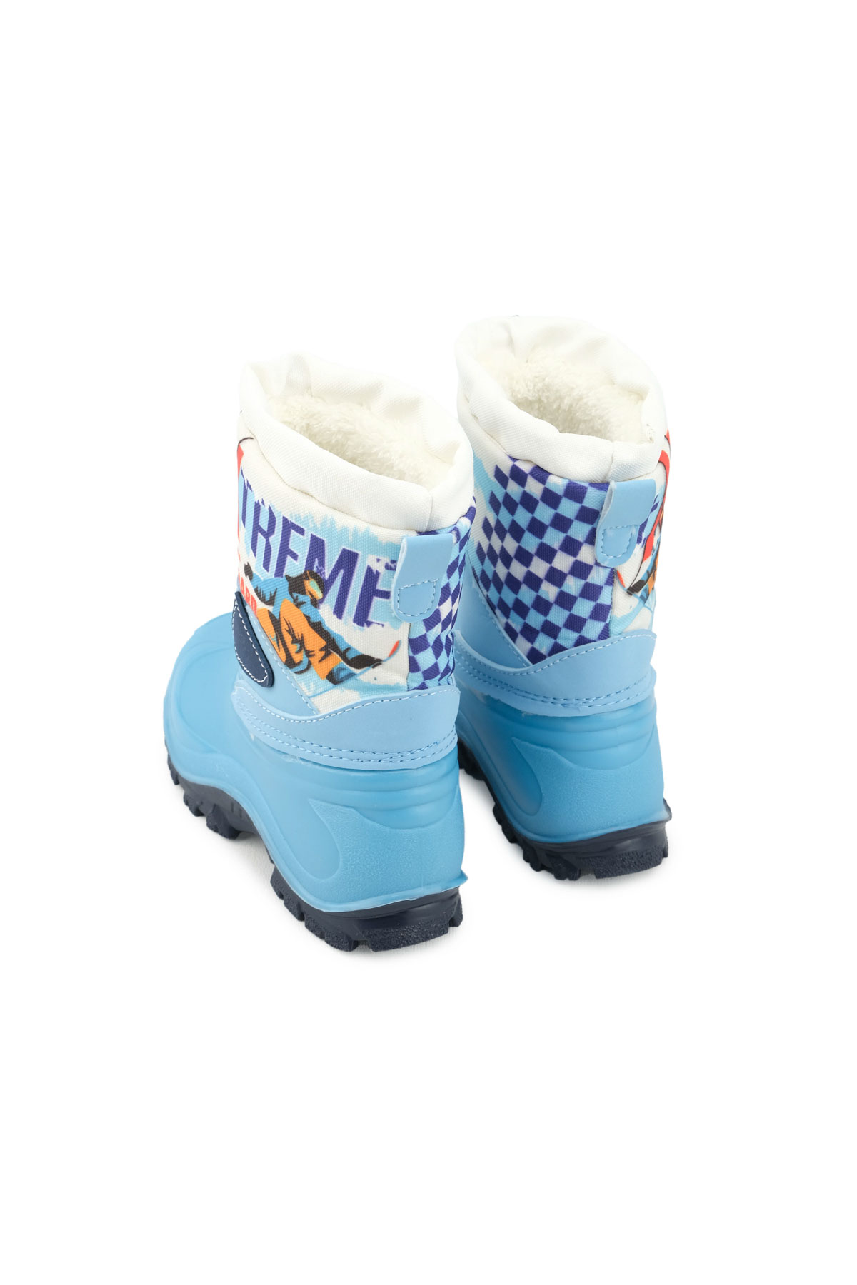 Gezer Gezer Mavi Kışlık Erkek Çocuk Extreme İçi Peluşlu Su Geçirmez Kar Bot Çizme | Flo Mavi - 5. görsel