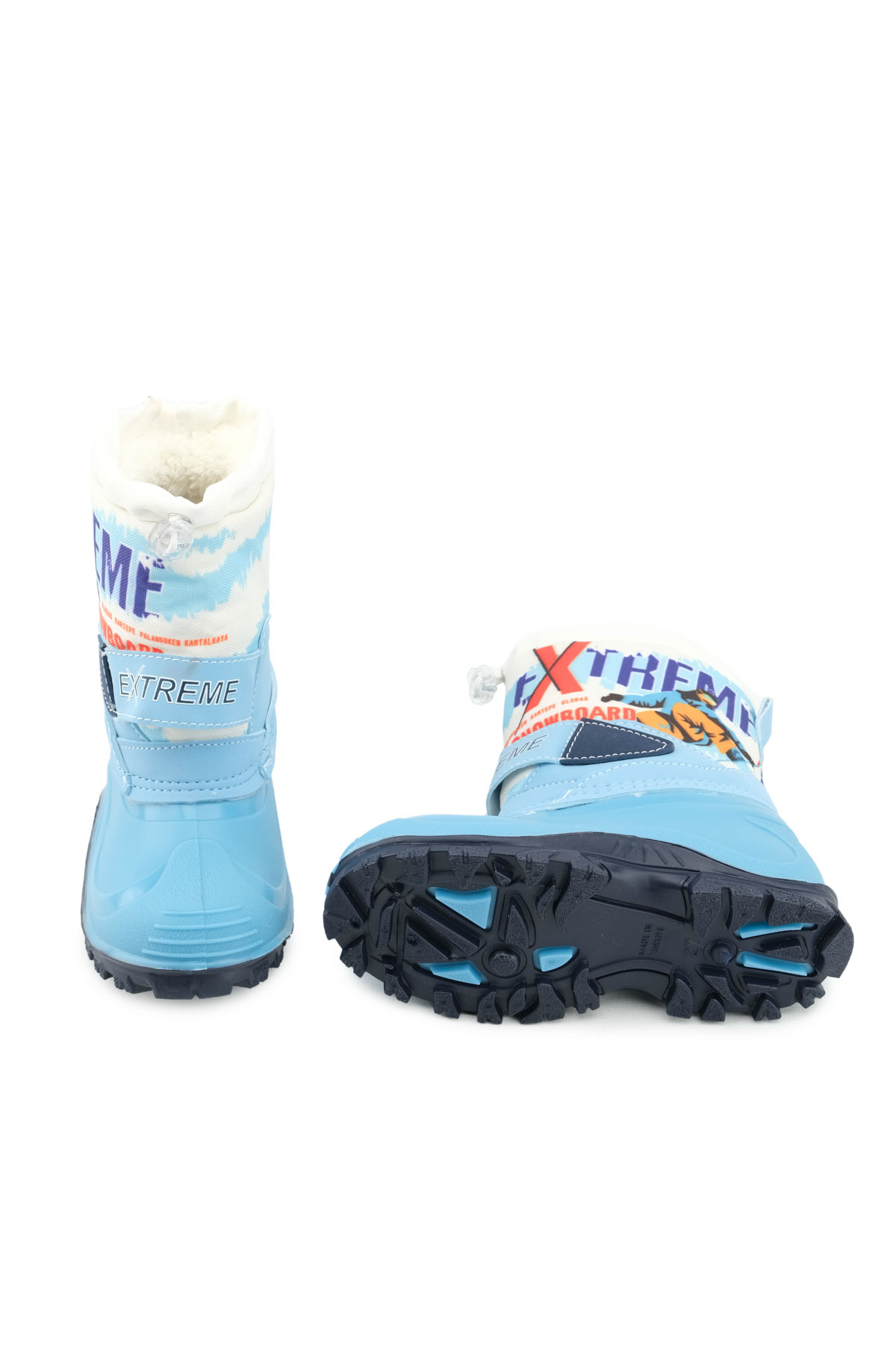 Gezer Gezer Mavi Kışlık Erkek Çocuk Extreme İçi Peluşlu Su Geçirmez Kar Bot Çizme | Flo Mavi - 6. görsel