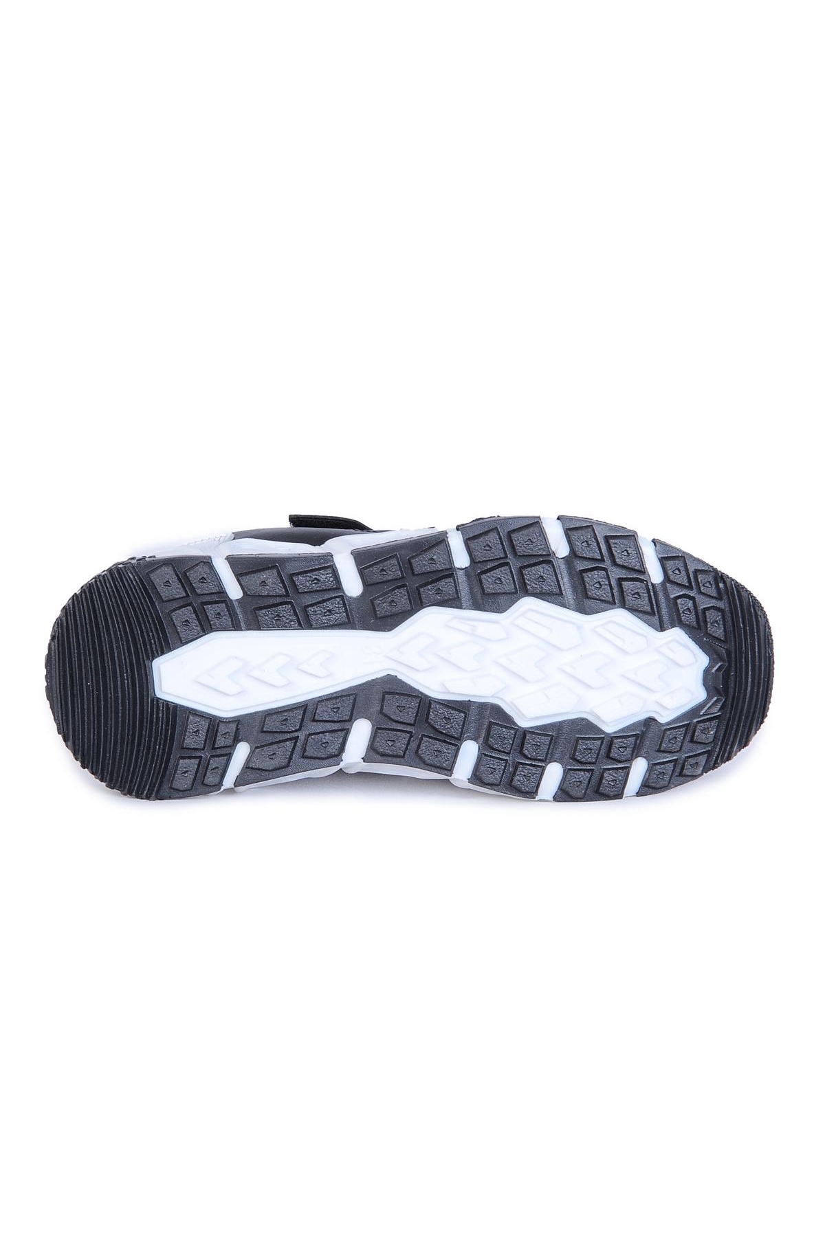 Mp 242-3331Ft Siyah Cırtlı Erkek Çocuk Spor Ayakkabı - Görsel 5