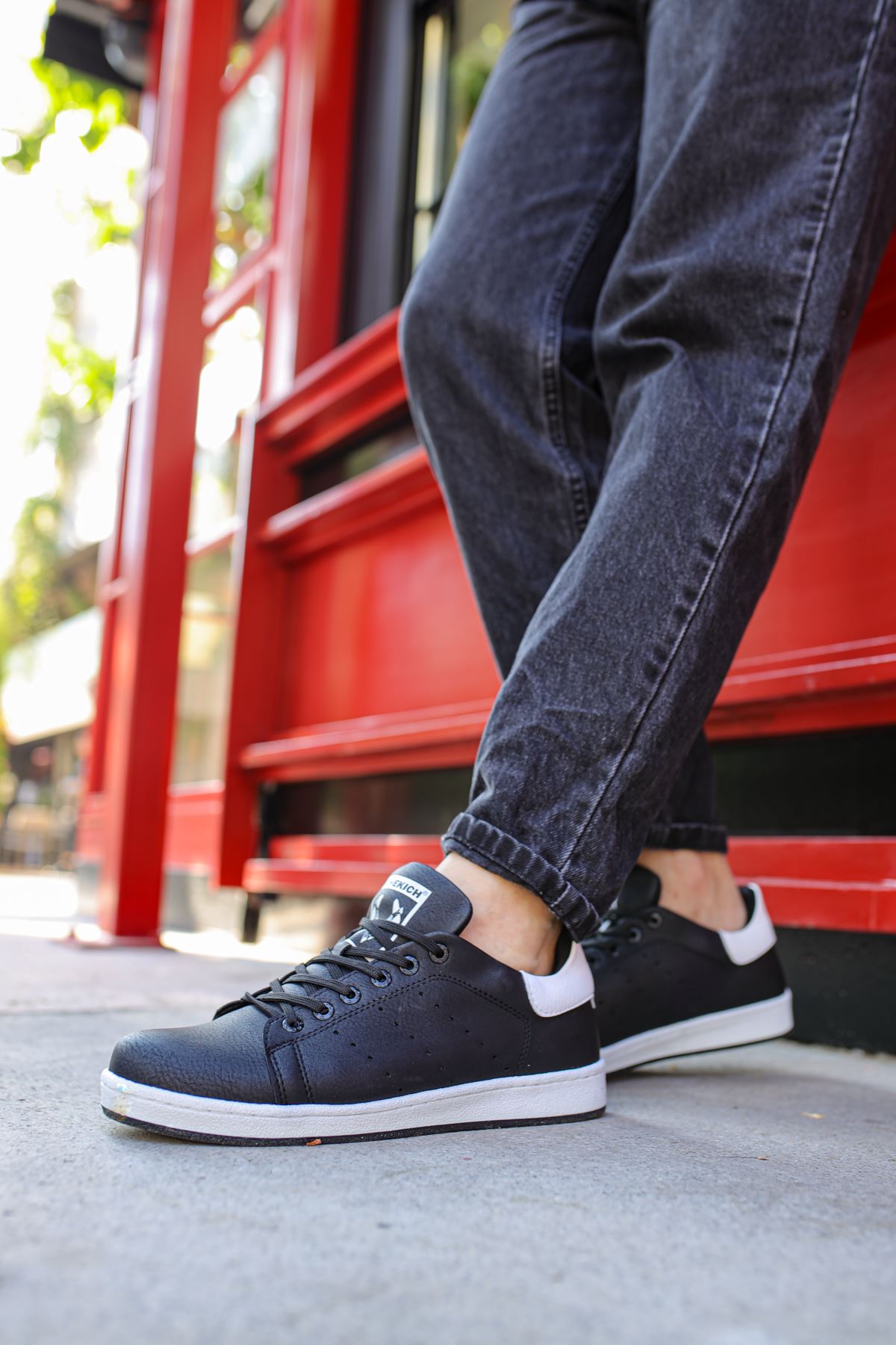 CH977 GBT Tennis Erkek Ayakkabı SIYAH/BEYAZ - Görsel 2