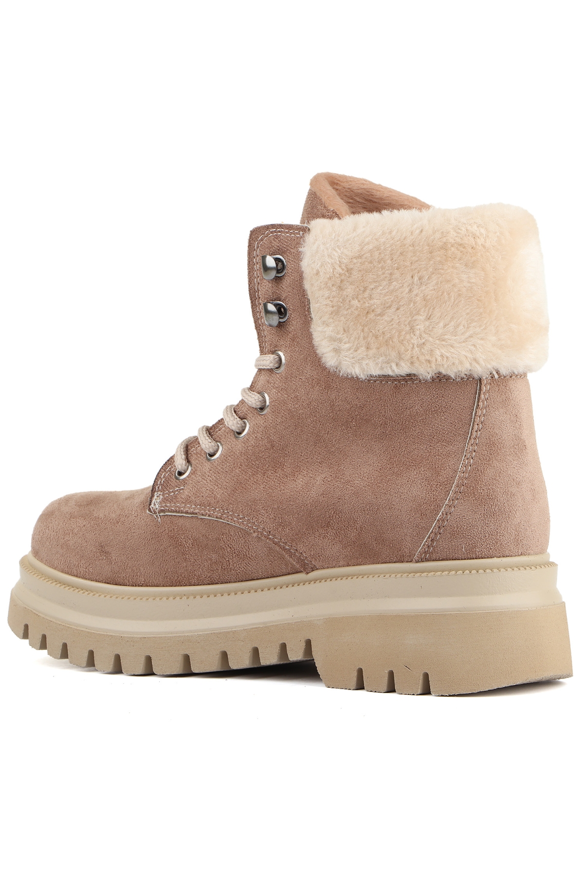 52091Comfort Taban Sıcak Astarlı Kadın Bot - Görsel 6