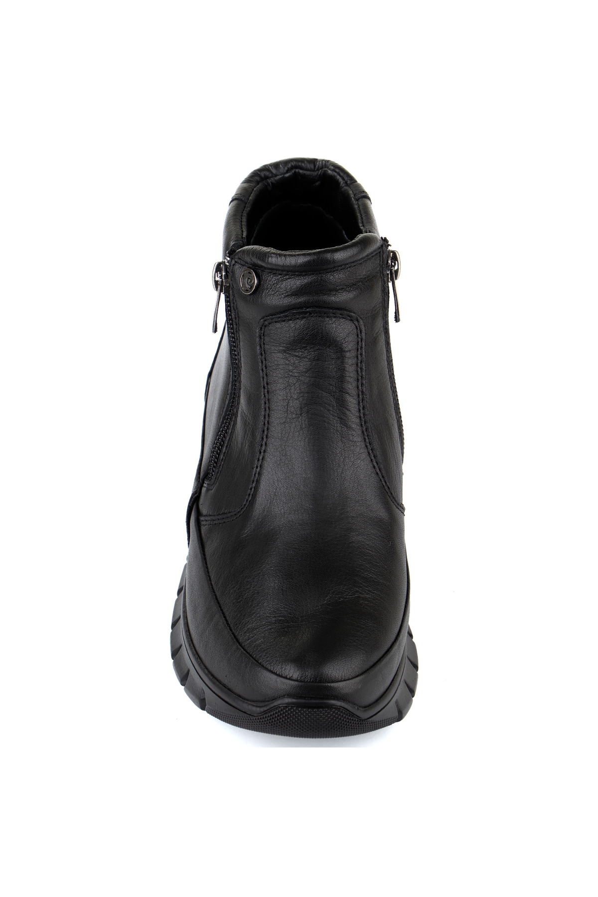 54337 Hakiki Deri Fermuarlı Kadın Bot - Görsel 7