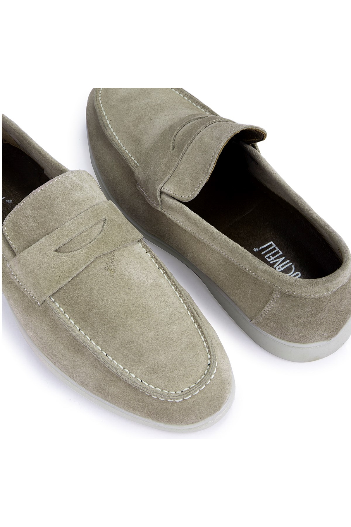 Ante Süet Hakiki Deri Erkek Günlük Ayakkabı Loafer Ayakkabı - Görsel 4