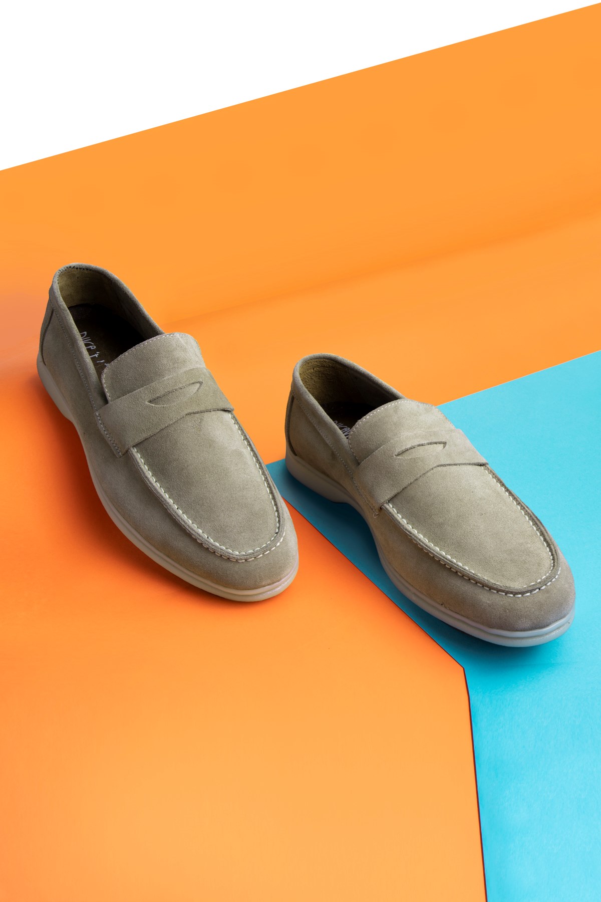 Ante Süet Hakiki Deri Erkek Günlük Ayakkabı Loafer Ayakkabı - Görsel 5