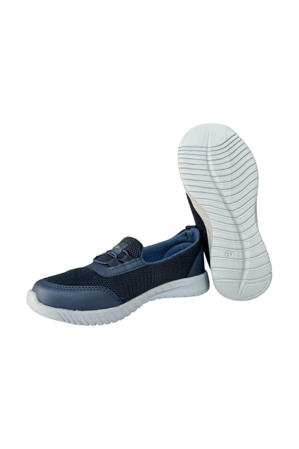 Akıllı Bağcıklı Çocuk Babet Ayakkabı LACİVERT - Görsel 4