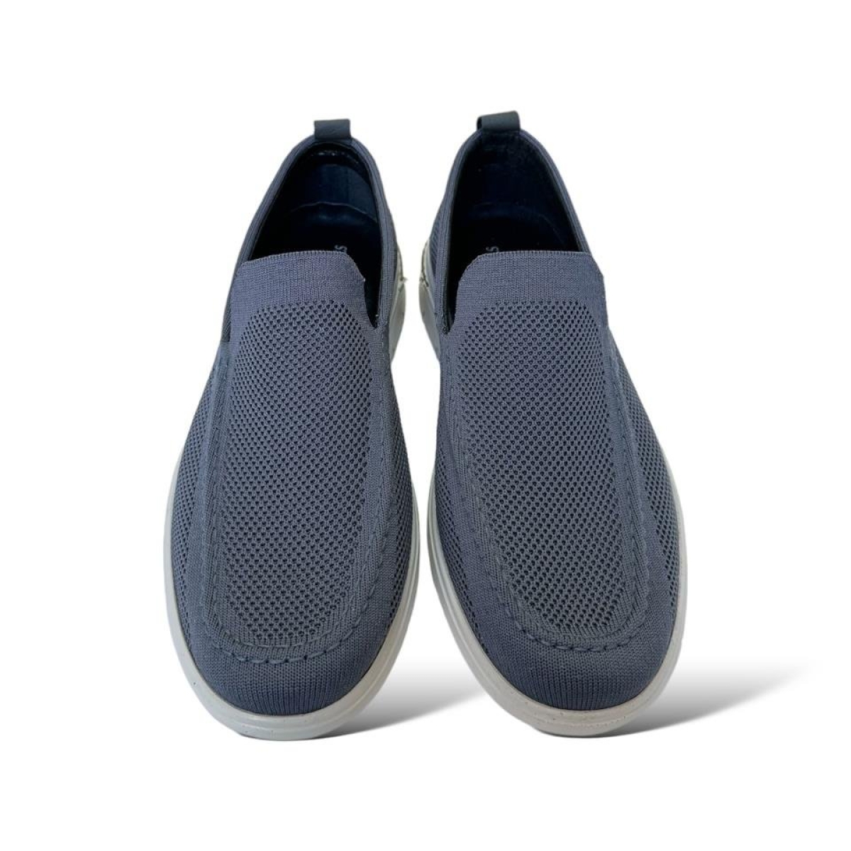 İçi Hakiki Deri Triko Stretch Fit Tasarımlı Erkek Günlük Ayakkabı FÜME - Görsel 7