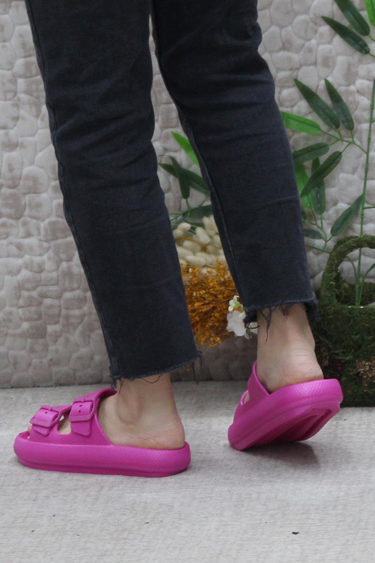 EZ0095 Plaj Deniz Havuz Terliği Hafif Rahat Esnek Kadın Terlik - Görsel 5