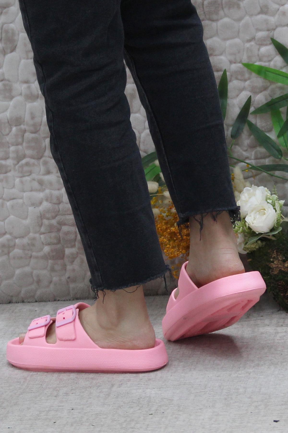 EZ0095 Plaj Deniz Havuz Terliği Hafif Rahat Esnek Kadın Terlik - Görsel 5