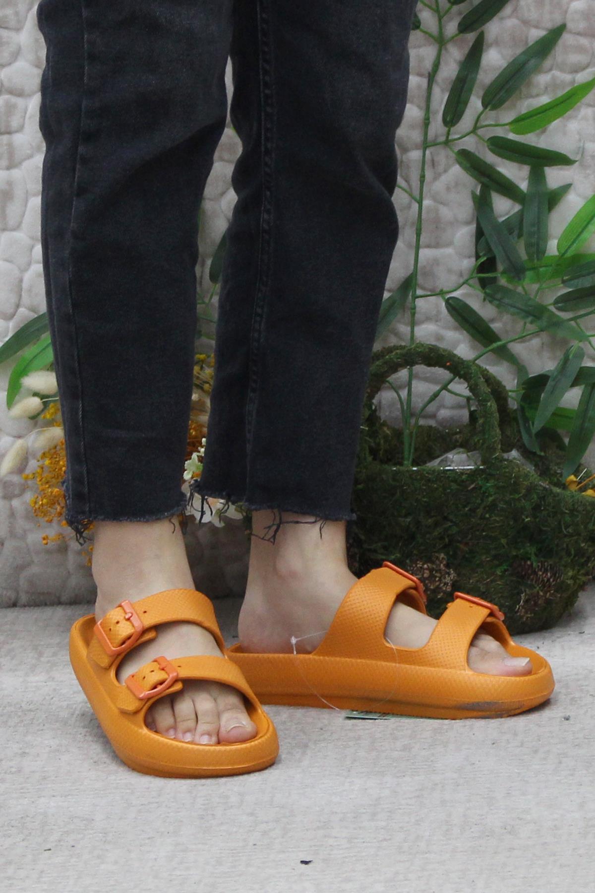 EZ0095 Plaj Deniz Havuz Terliği Hafif Rahat Esnek Kadın Terlik - Görsel 3