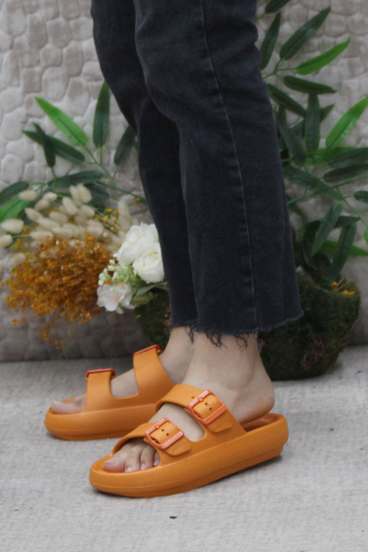 EZ0095 Plaj Deniz Havuz Terliği Hafif Rahat Esnek Kadın Terlik - Görsel 4