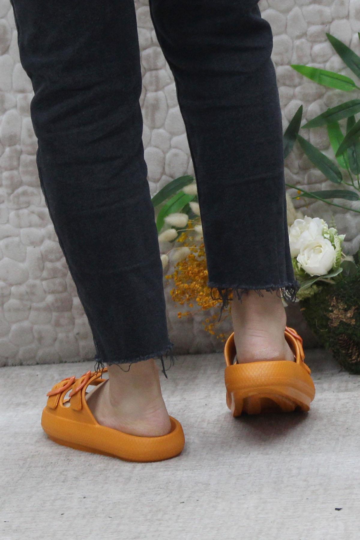 EZ0095 Plaj Deniz Havuz Terliği Hafif Rahat Esnek Kadın Terlik - Görsel 5