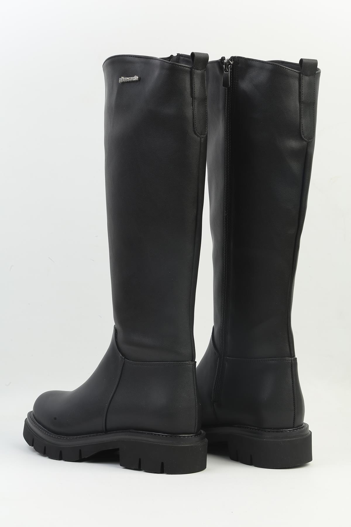 ® | PC-54179 - Siyah Kadın Çizme - Görsel 4