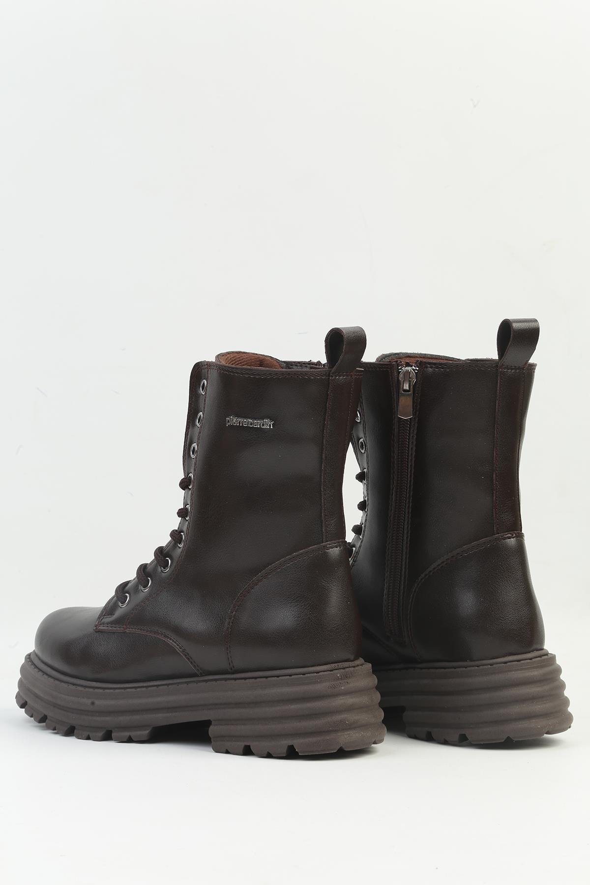 ® | PC-54141 - kahverengi Kadın Bot - Görsel 4