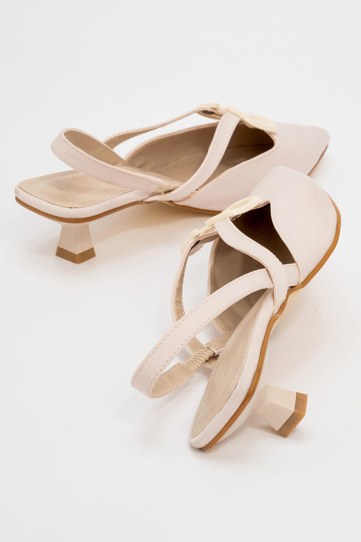 Kadın Topuklu Sandalet TEN ZRA - Görsel 5