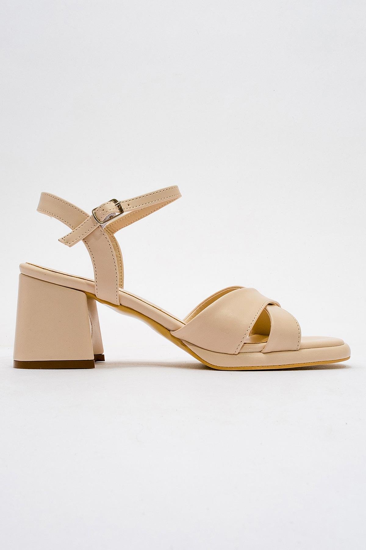 Kadın Topuklu Ayakkabı TEN CİLT - Görsel 3