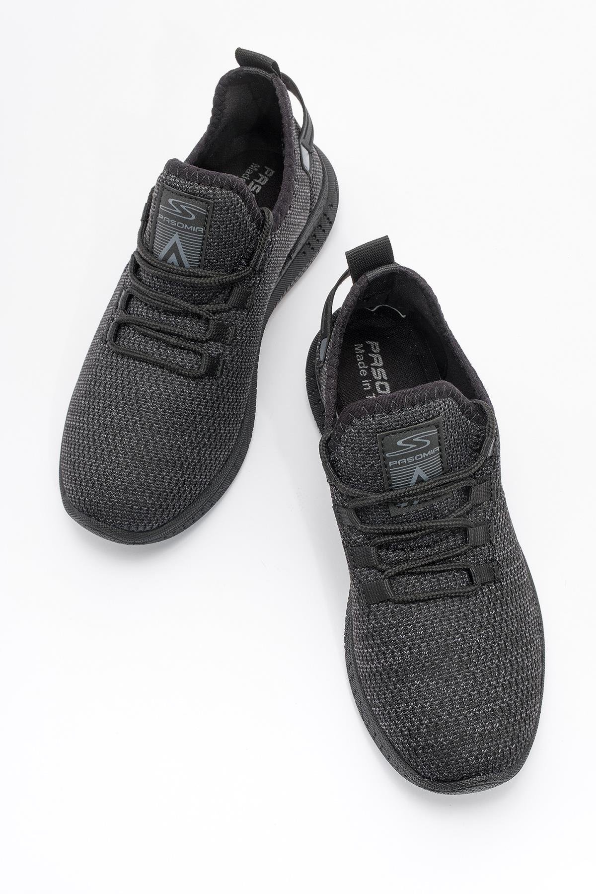 Kadın Triko Spor Ayakkabı SİYAH SİYAH - Görsel 6