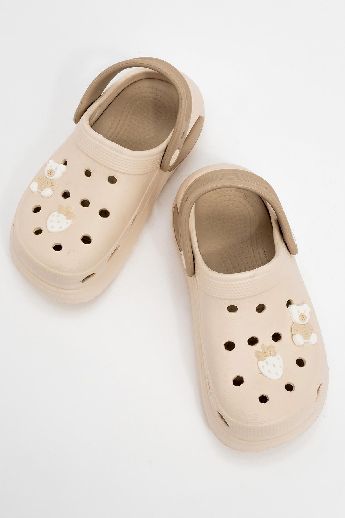 Çocuk Sabo Terlik 31-35 EKRU KUM - Görsel 6