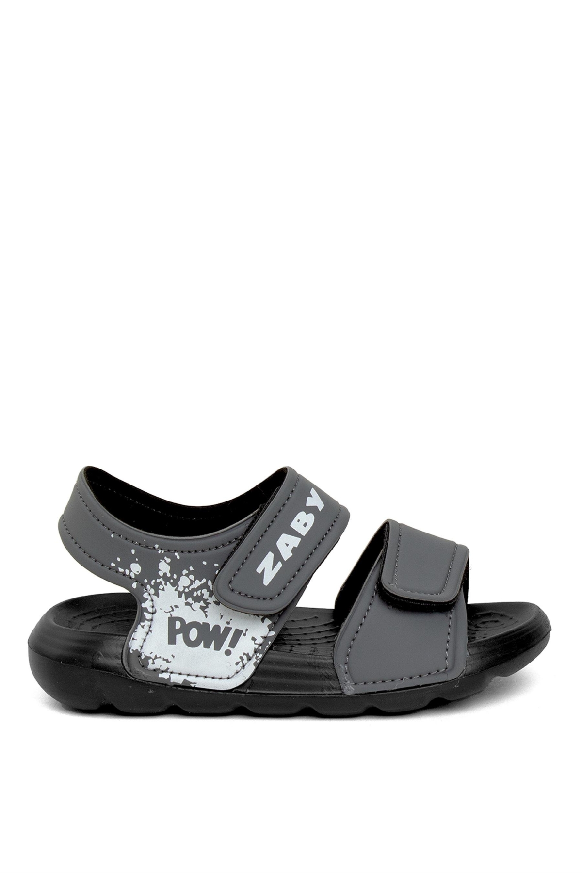 Elit OTT5000 Patik Erkek Çocuk Düz Sandalet Füme - Görsel 2