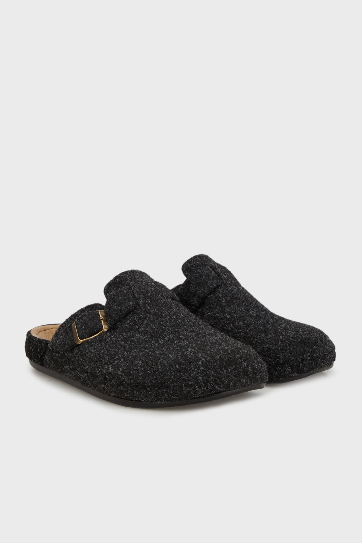 Erkek Terlik 6711003 ANTRASİT - Görsel 4