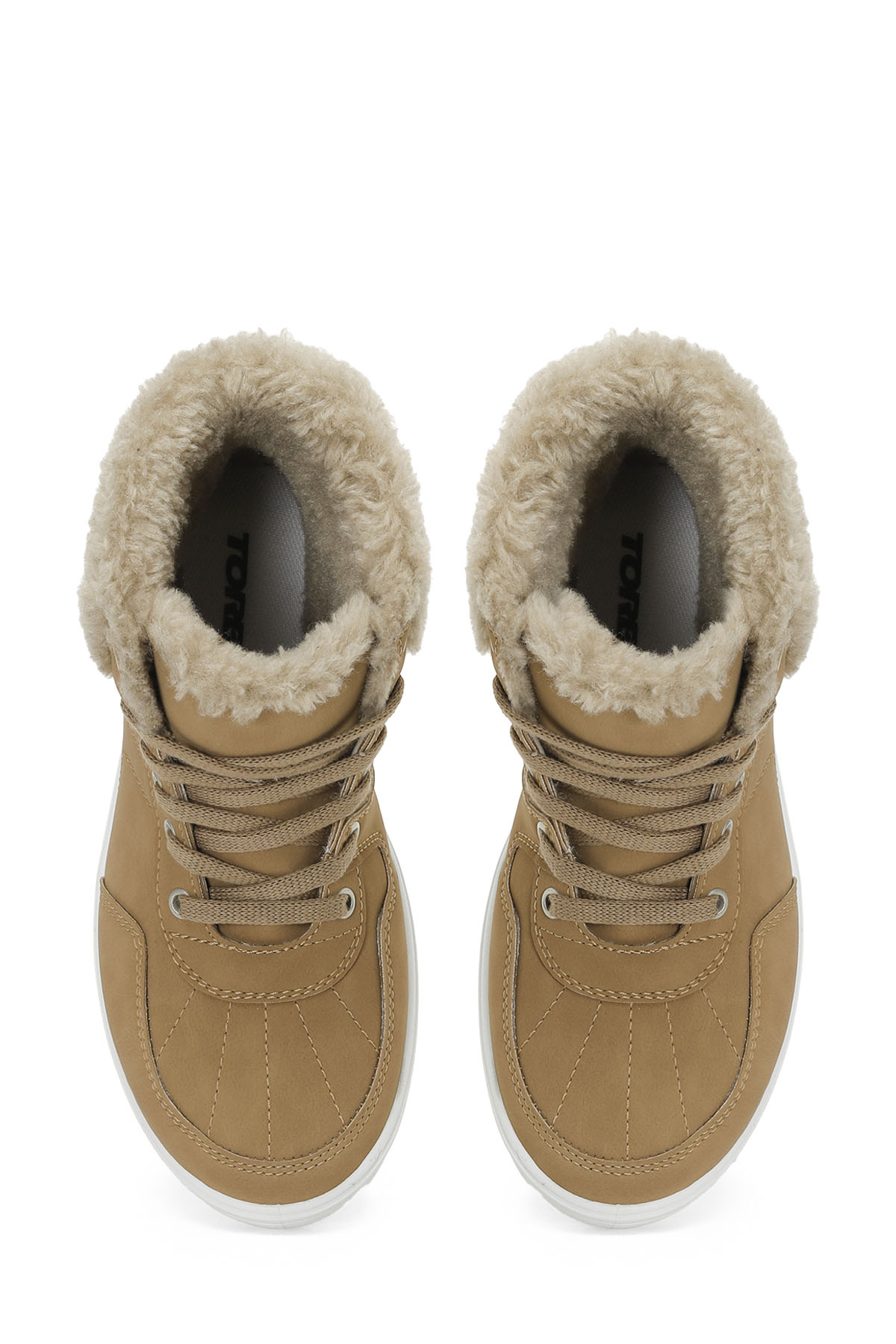 TRX24K-608 4PR Kahverengi Kadın Sneaker Bot - Görsel 5