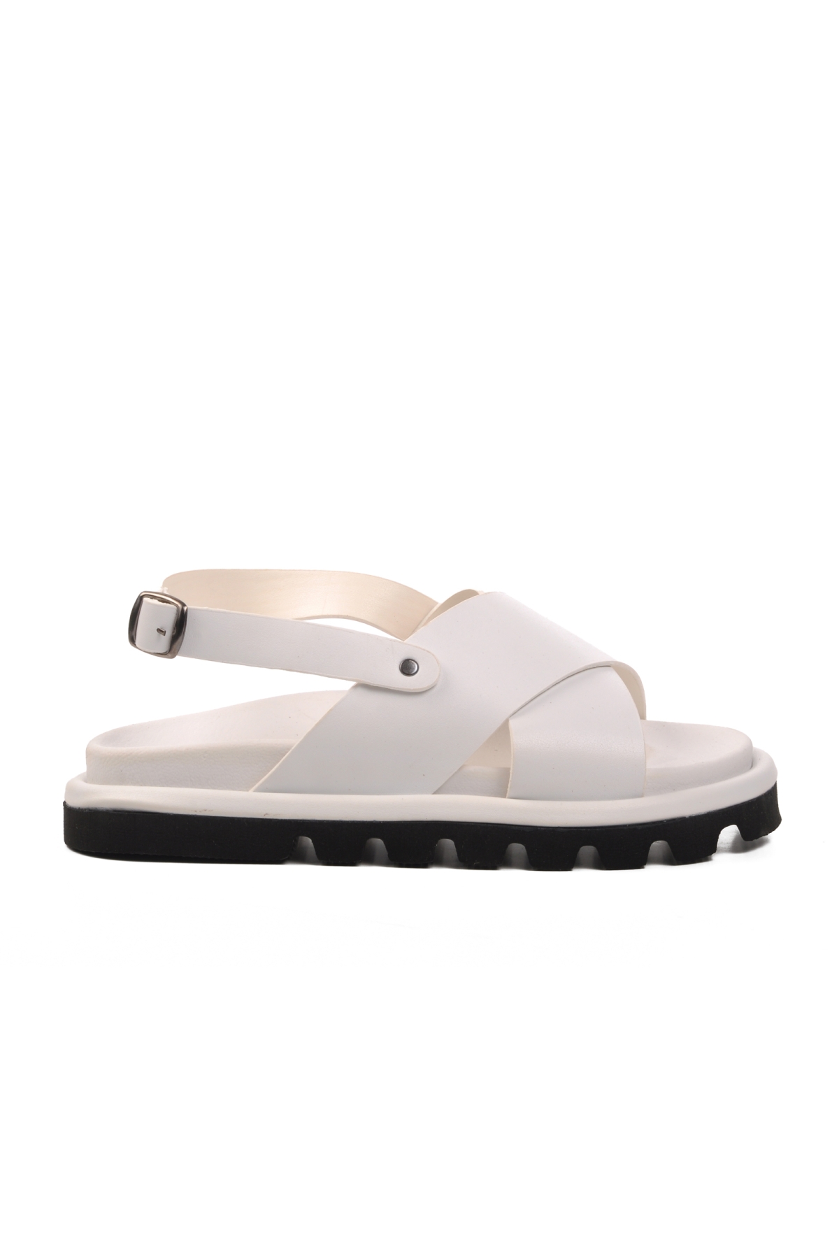 150 Beyaz Kadın Sandalet - Görsel 2