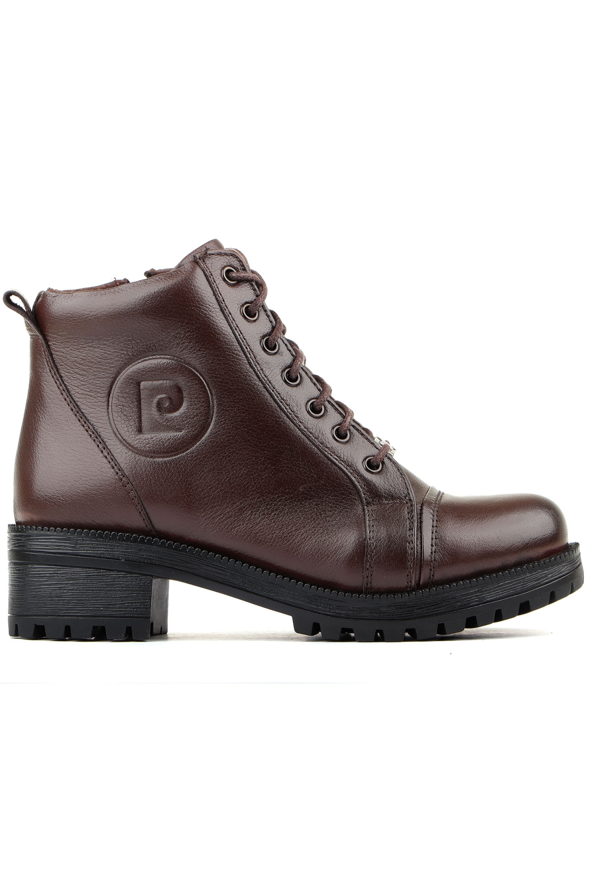 54062 Sıcak Hakiki Deri Fermuarlı Kadın Bot - Görsel 2