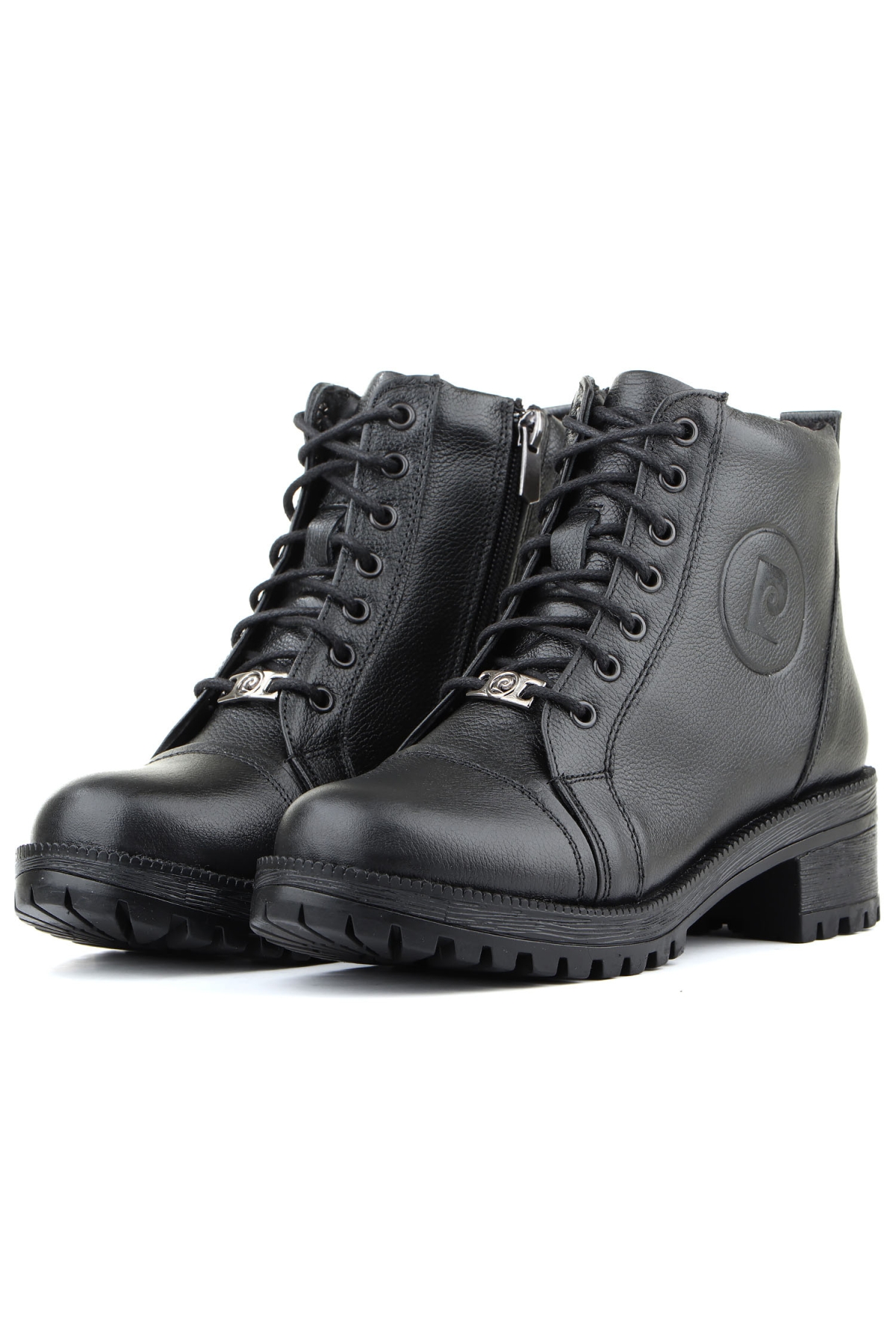 54062 Sıcak Hakiki Deri Fermuarlı Kadın Bot - Görsel 3