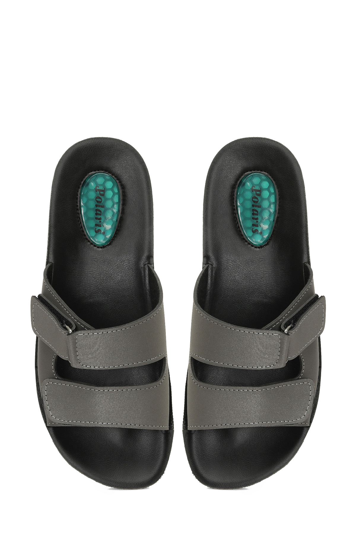 607015.Z4PR Gri Kadın Terlik - Görsel 5