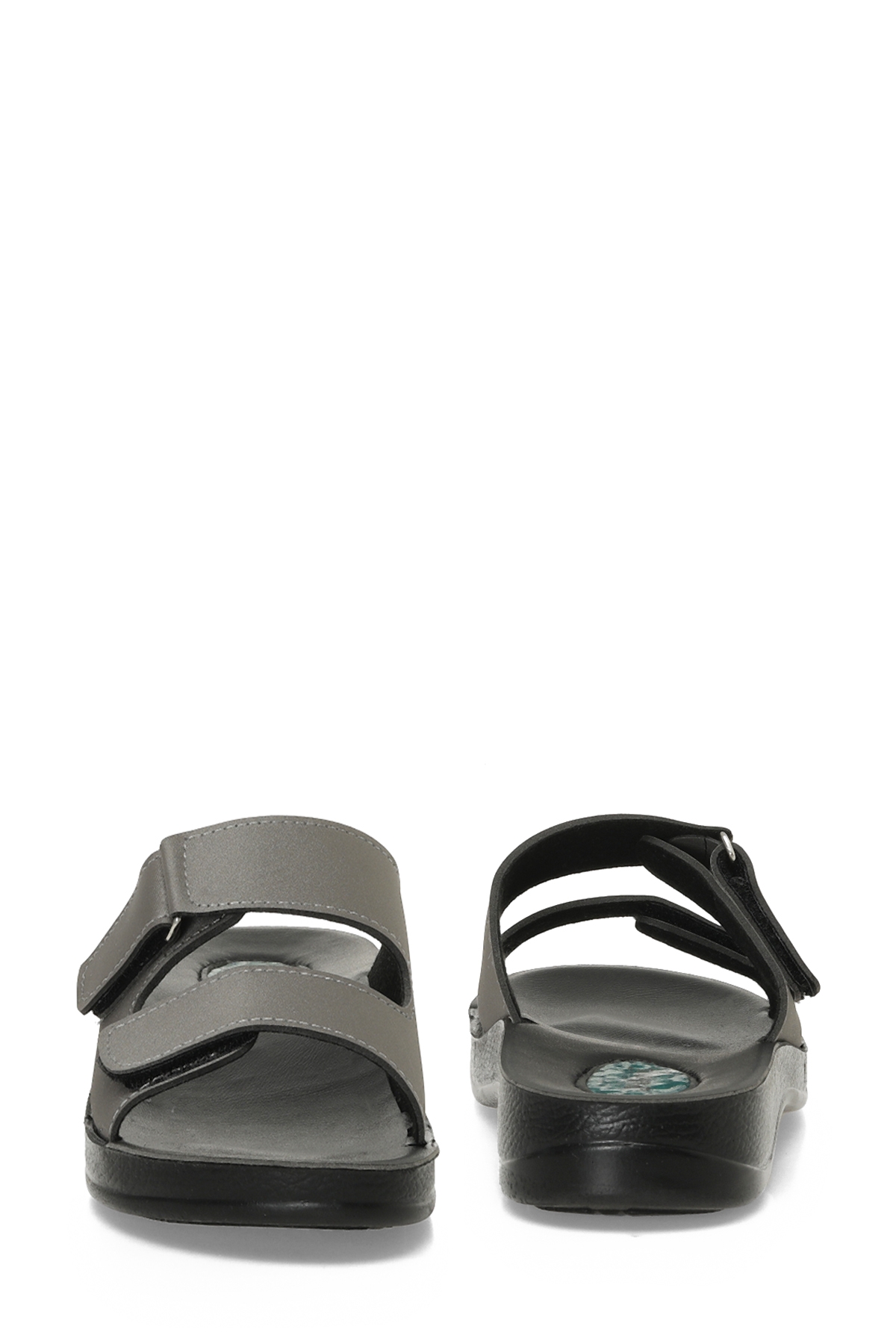 607015.Z4PR Gri Kadın Terlik - Görsel 6