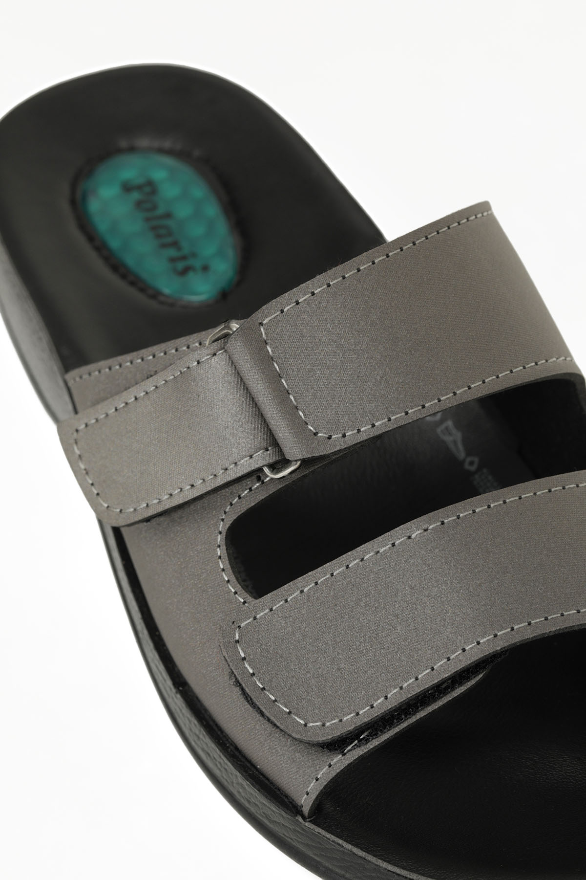 607015.Z4PR Gri Kadın Terlik - Görsel 8