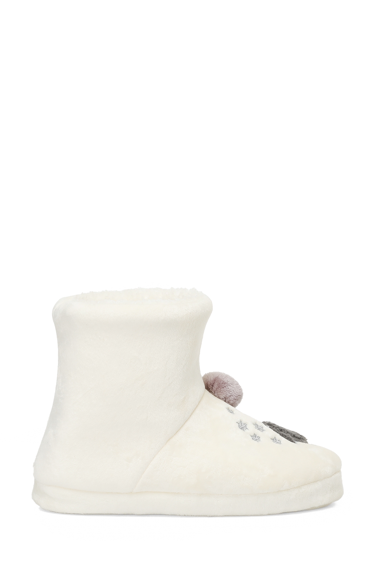 607107.Z4PR Krem Kadın Panduf - Görsel 2