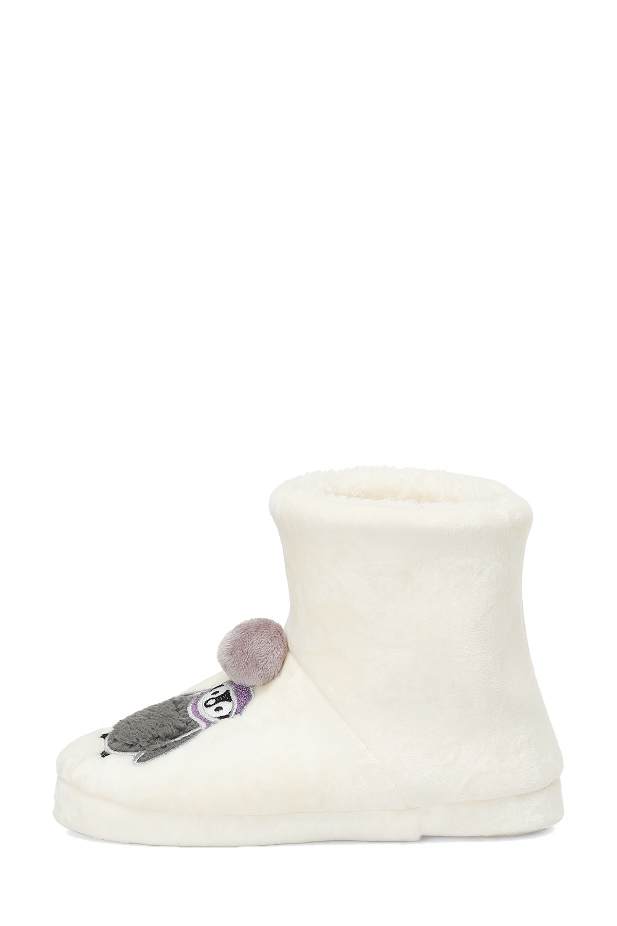 607107.Z4PR Krem Kadın Panduf - Görsel 4