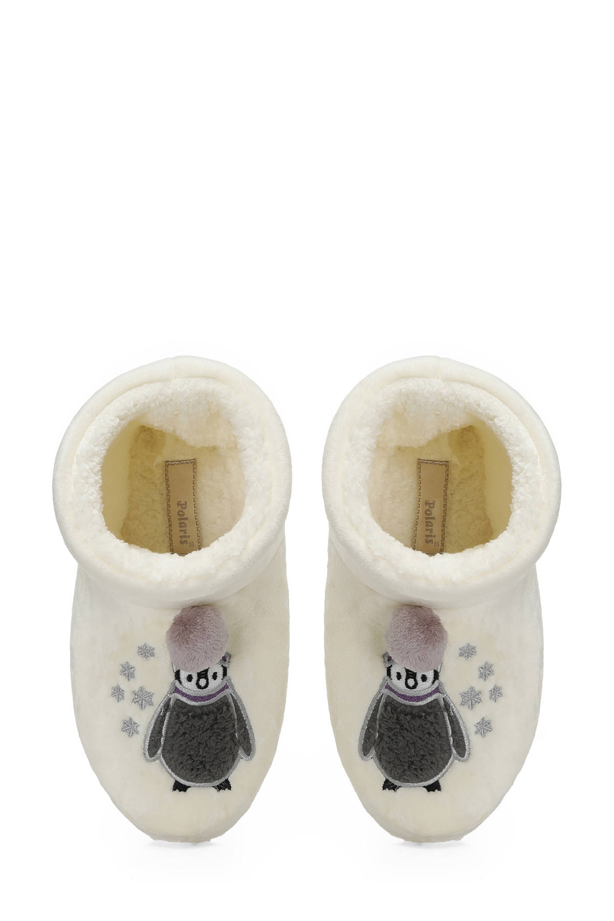 607107.Z4PR Krem Kadın Panduf - Görsel 5