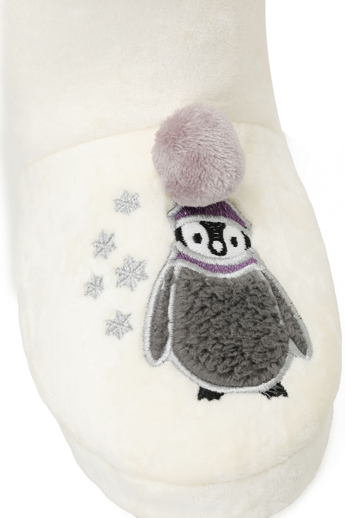 607107.Z4PR Krem Kadın Panduf - Görsel 8