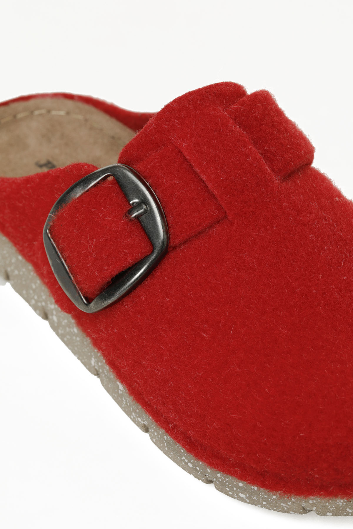 607167.Z4PR Kırmızı Kadın Sabo Terlik - Görsel 8