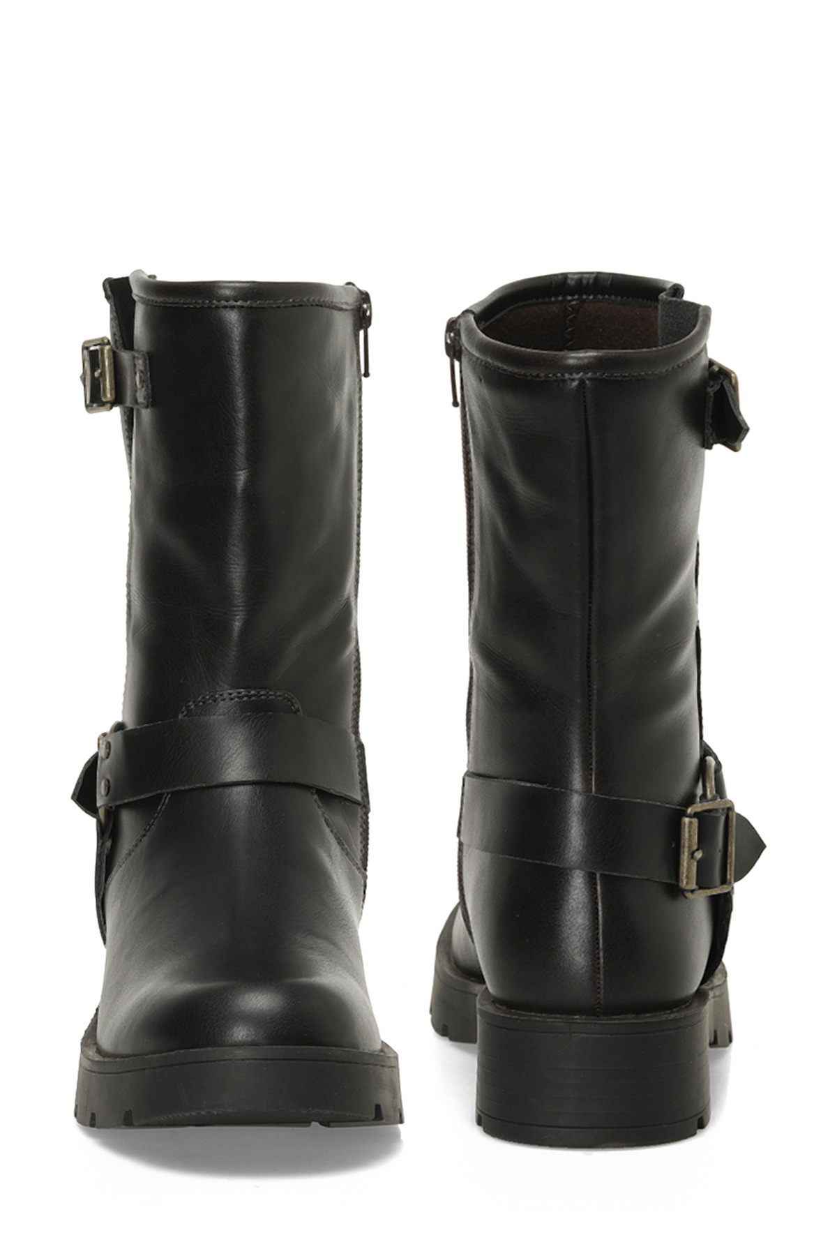 324667.Z 4PR Kahverengi Kadın Biker Bot - Görsel 6