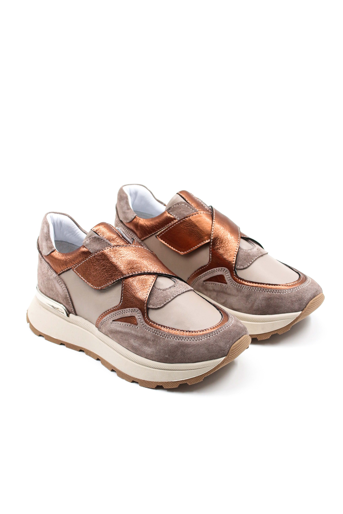 Hakiki Deri Kadın Casual Ayakkabı 757ZA24055 - Görsel 5