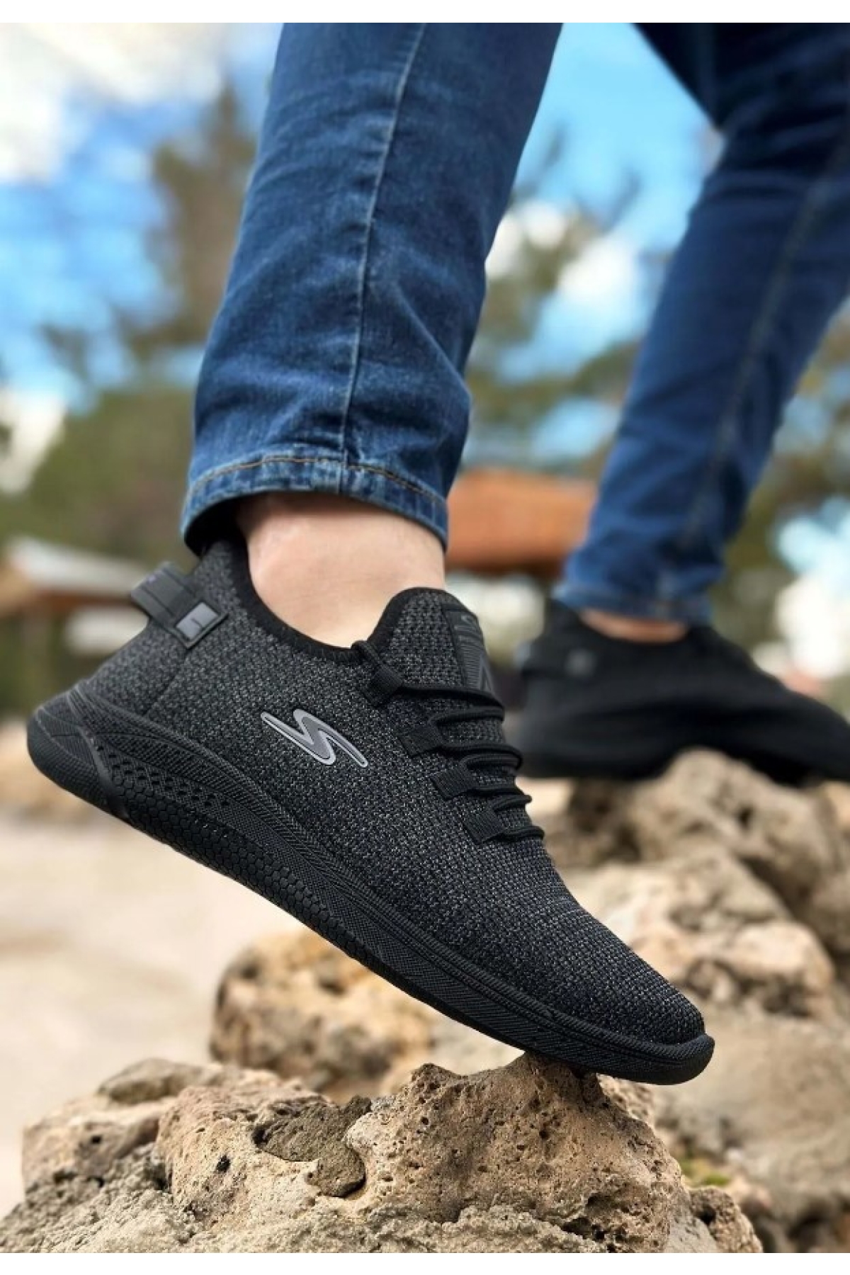 085 Triko Ortapedik Unisex Spor Ayakkabı - Görsel 2