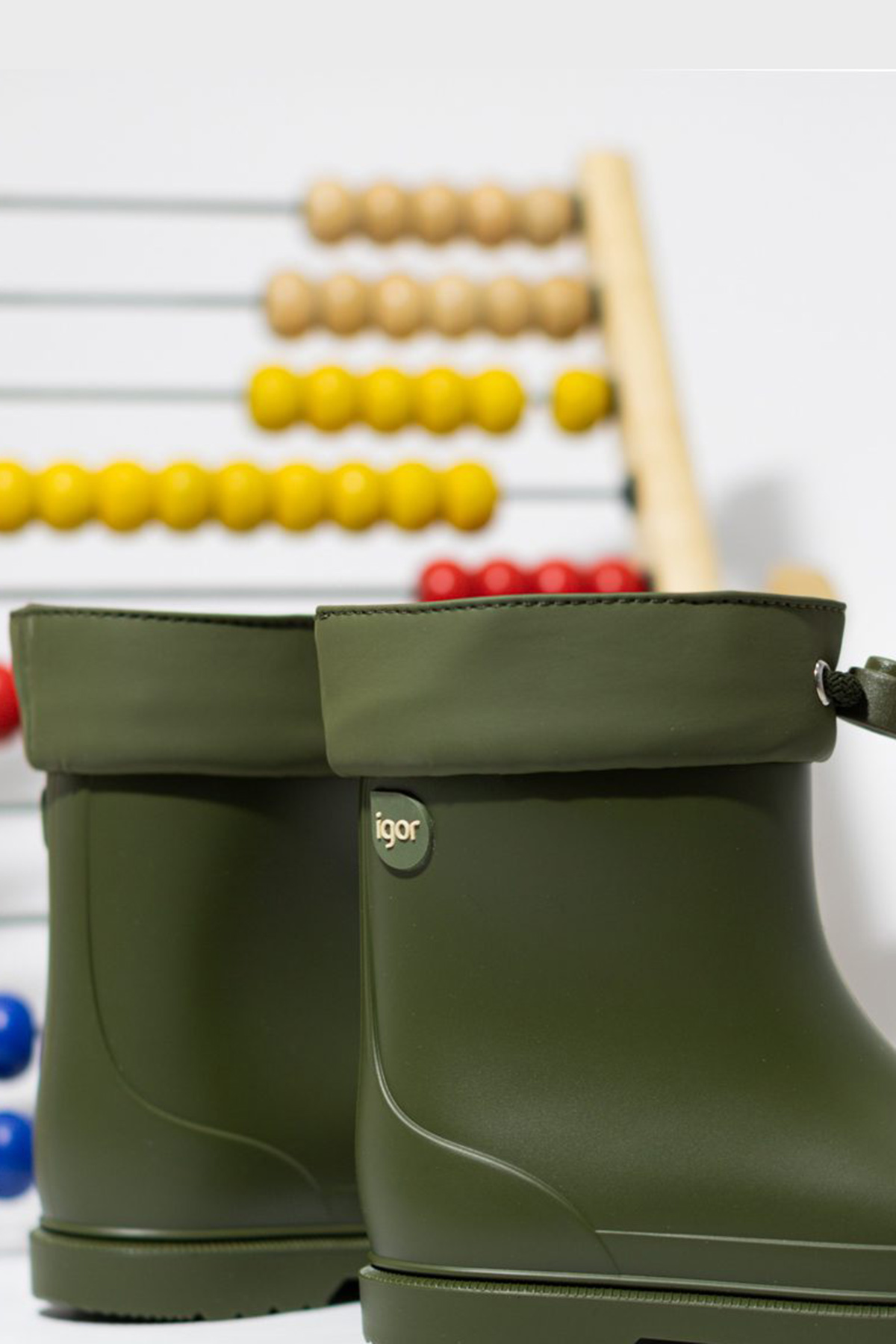 Unisex Çocuk Yağmur Çizmesi W10257 KAKİ - Görsel 7