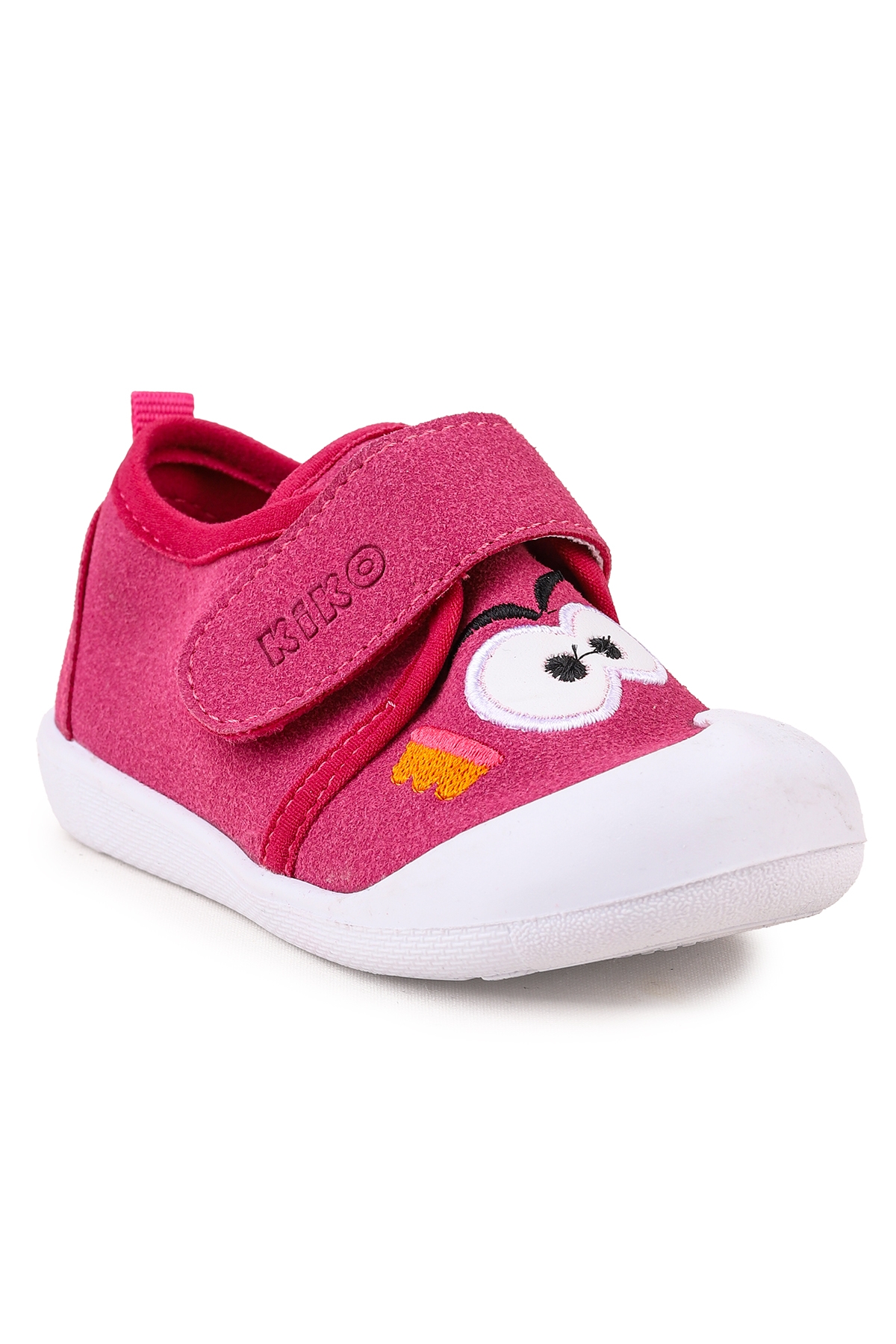 Cookie Cırtlı Kız Bebek İlk Adım Panduf Ayakkabı Fuşya - Görsel 5
